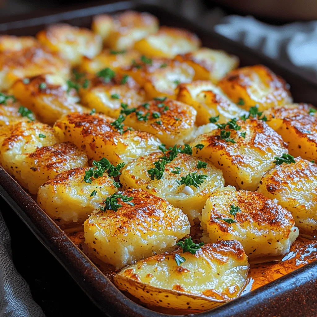 To achieve the best results in your crispy smashed baby potatoes, it’s essential to understand the key ingredients that contribute to the dish's flavor and texture.