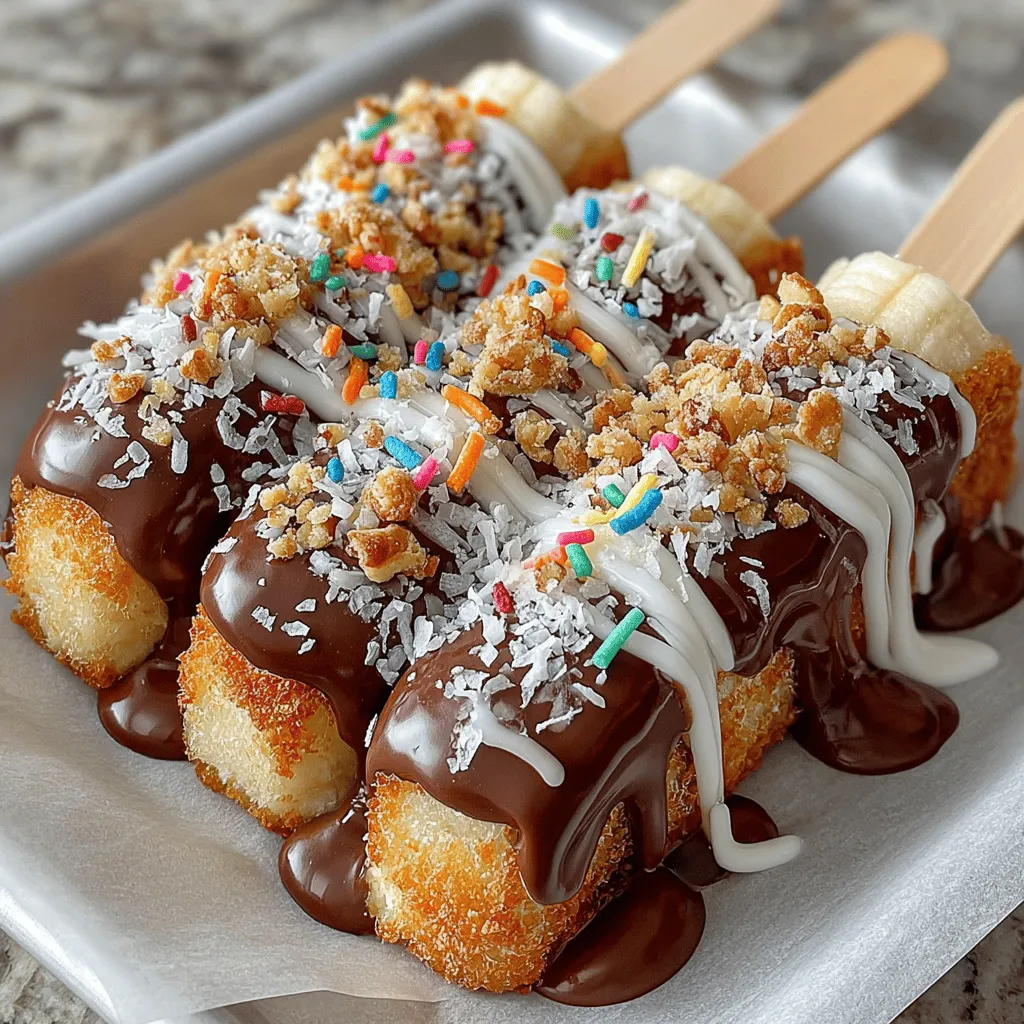 Welcome to the delightful world of Choco-Banana Delights, a recipe that beautifully marries the rich flavors of chocolate and the natural sweetness of bananas. This dessert is not just a feast for the eyes; it’s a guilt-free indulgence that caters to both your craving for something sweet and your desire to maintain a healthy lifestyle. With a few simple ingredients and easy-to-follow steps, you can create these frozen treats that are perfect for any occasion—be it a summer party, a midday snack, or a refreshing dessert on a warm day.