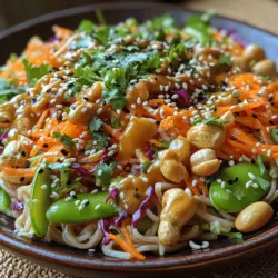 Crunchy Sesame Noodle Slaw: A Fresh and Flavorful Recipe