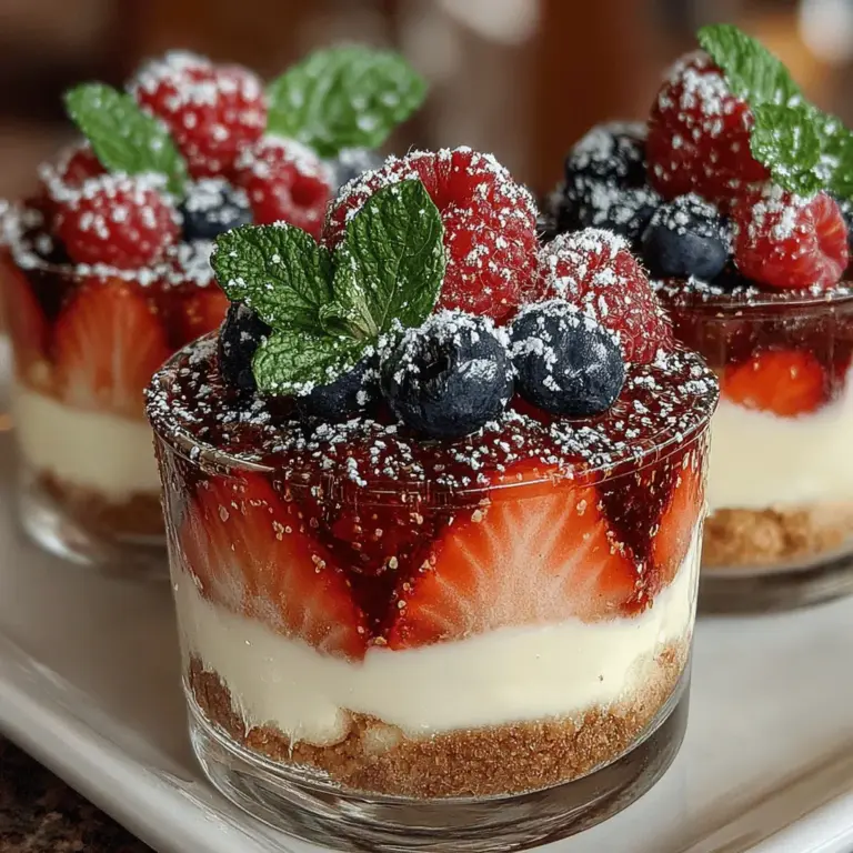 Indulging in a dessert that tantalizes the taste buds while also being visually appealing is a true culinary delight, and Berry Bliss Mascarpone Trifle Cups deliver on both fronts. This exquisite dessert features a symphony of fresh berries, creamy mascarpone, and layer upon layer of flavor that creates a refreshing yet indulgent experience. Perfect for summer gatherings, celebrations, or simply as a sweet treat to enjoy at home, these trifle cups are not only delicious but also easy to prepare, making them an ideal choice for cooks of all skill levels.