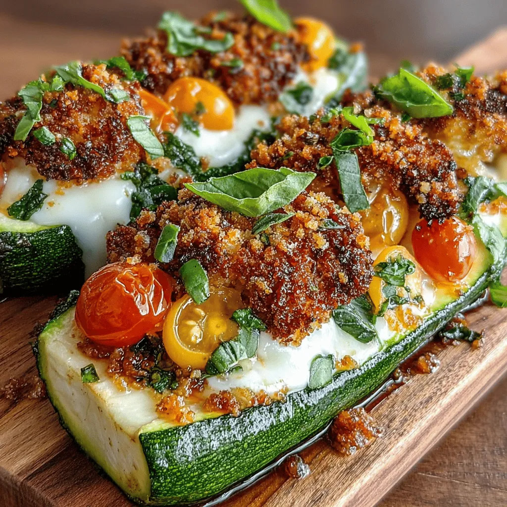 As the summer sun shines brightly, gardens flourish with vibrant vegetables, making it the perfect time to indulge in fresh, seasonal cooking. One dish that embodies the essence of summer is the Mozzarella Basil Stuffed Zucchini Boats. This delightful recipe combines tender zucchini with creamy mozzarella and aromatic basil, creating a meal that is not only visually appealing but also bursting with flavor. The zucchini serves as the perfect vessel for a variety of fillings, making it a versatile choice for both casual family dinners and more elaborate entertaining.