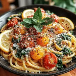 Lemon Basil Chickpea Pasta Recipe