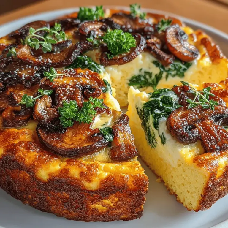 Frittatas are a delightful and versatile dish that can easily elevate any meal, from breakfast to brunch or even dinner. With a rich combination of flavors and textures, they offer a comforting yet sophisticated option for both casual family meals and elegant gatherings. Among the many variations of frittatas, the savory combination of caramelized onions and mushrooms stands out as a particularly appealing choice. This frittata not only delivers a depth of flavor but also showcases how simple ingredients can come together to create something truly special.