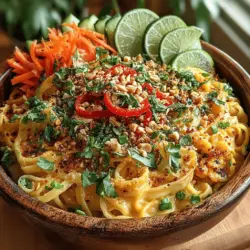 Spicy Thai Peanut Noodle Bowls