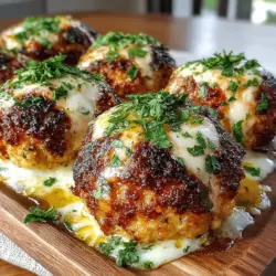 Baked Chicken Parmesan Meatballs